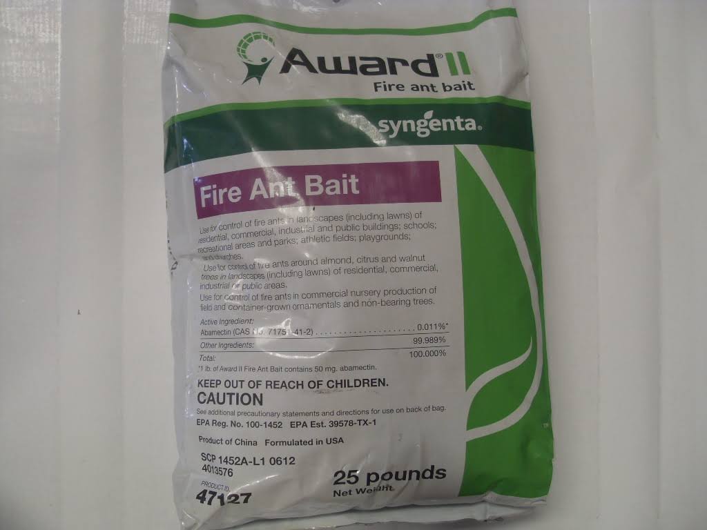 Award II Fire Ant Bait Abamectin - 25 lb