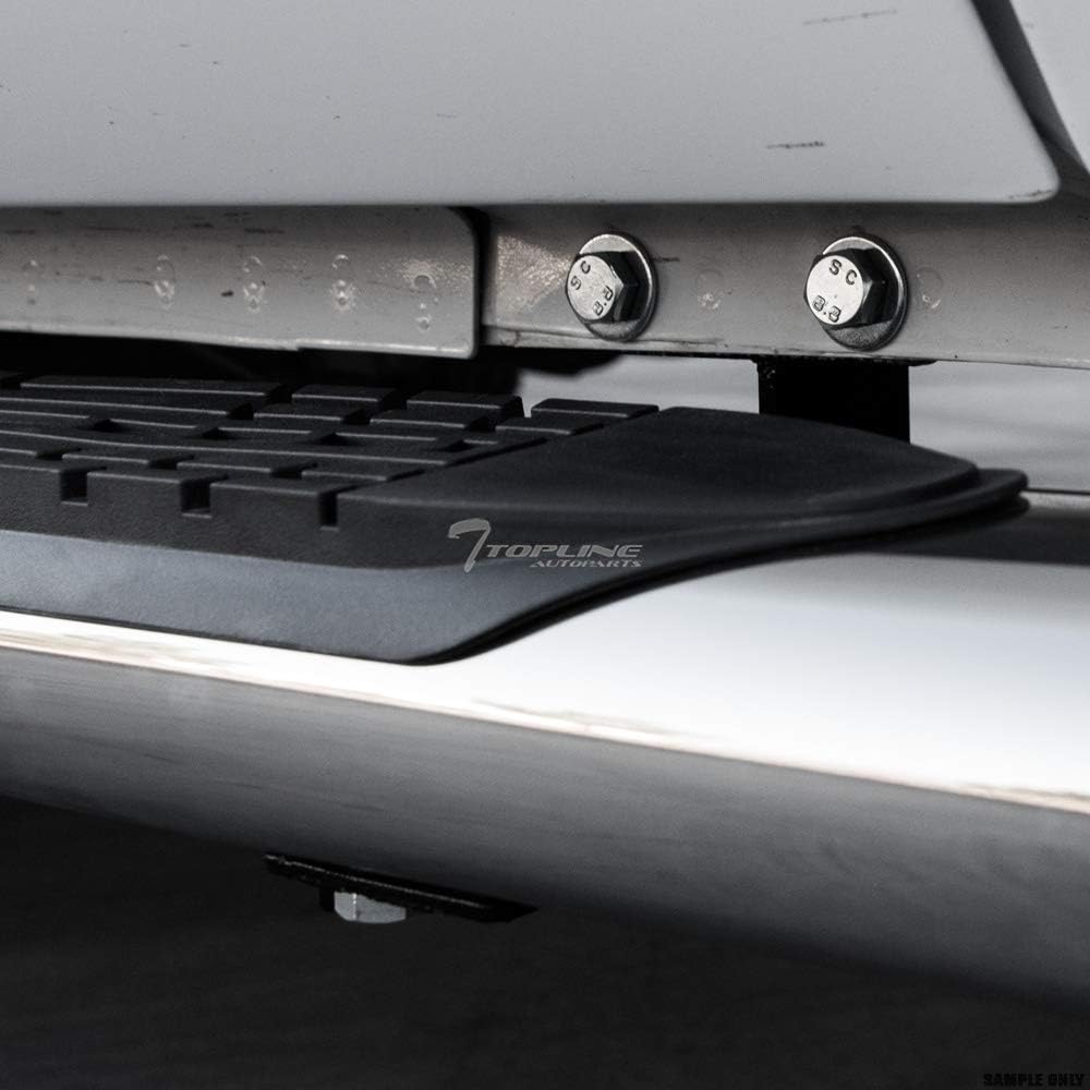 TLAPS 4" Oval Polished Stainless Steel Side Step Nerf Bars Rail Running Boards For 01-03 Ford F150 SuperCrew (Crew) Cab