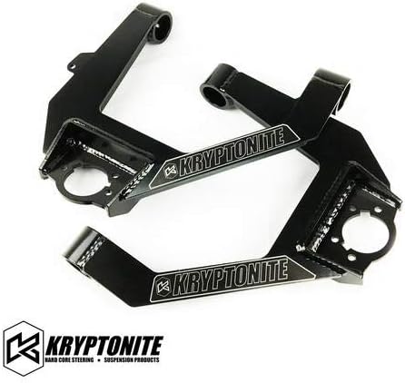 Kryptonite Heavy Duty Upper Control Arm Kit KRUCA12 Compatible with 2007-2018 Chevrolet Silverado & GMC Sierra 1500 2WD/4WD Trucks (FACTORY FORGED STEEL CONTROL ARMS ONLY!)