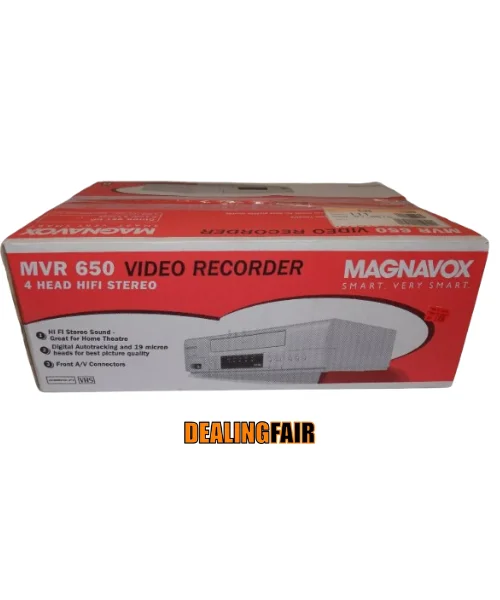 New Magnavox MVR650 4-Head Hi-Fi VHS VCR Player - Curated Treasures Market