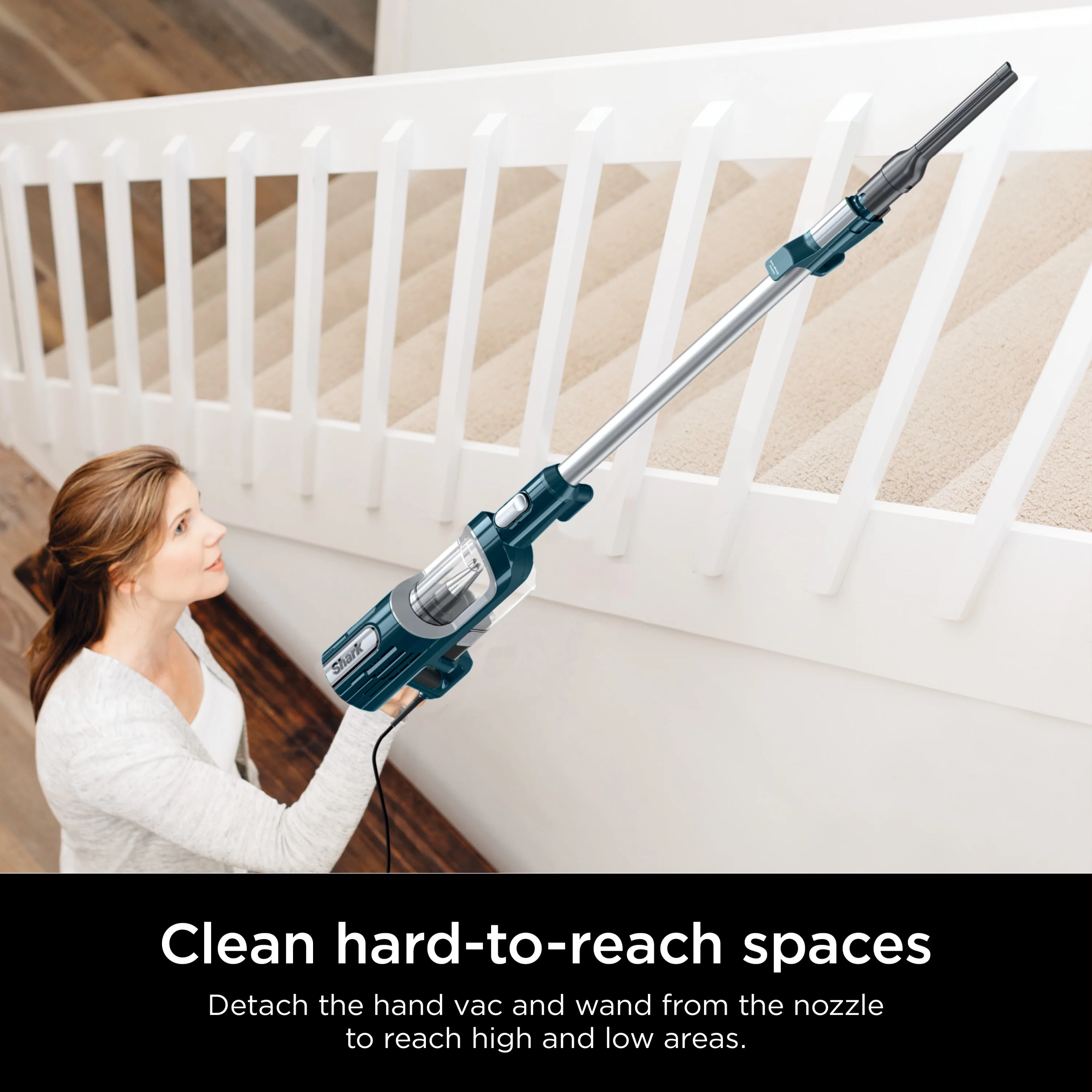 Restored Shark UltraLight Pet Pro Corded Stick Vacuum with PowerFins HairPro Odor Neutralizer Technology, Multisurface, HZ700 (Refurbished)