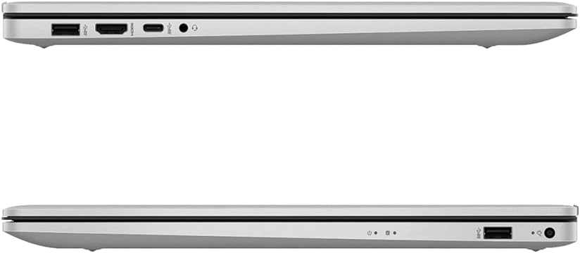 2022 HP Newest Notebook Laptop, 17.3'' Full HD Screen, AMD Ryzen 5 5500U Processor, 32GB RAM, 1TB SSD, HDMI, Bluetooth, Wi-Fi, FP Reader, Windows 11 Home, Natural Silver