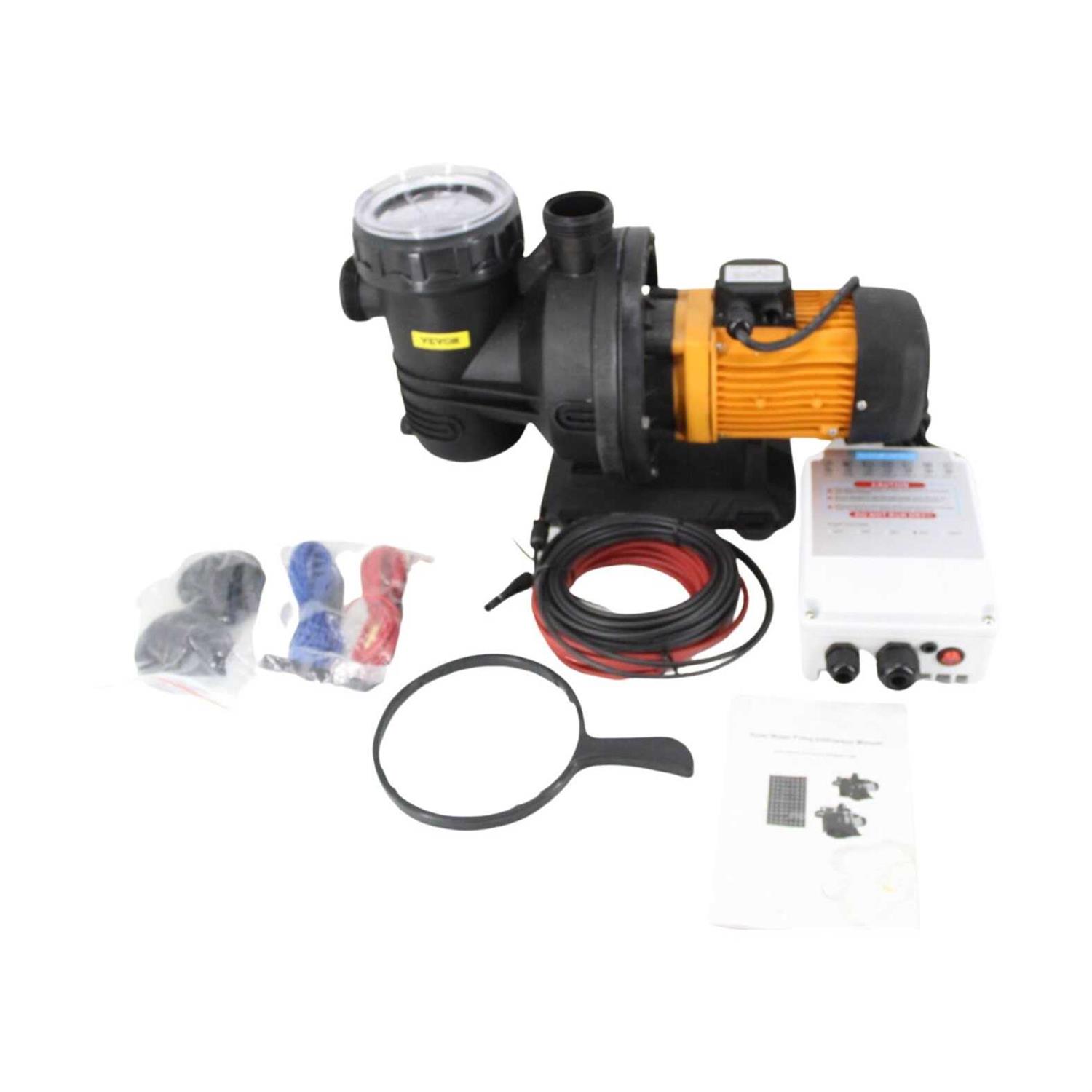 VEVOR 72V Solar Swimming Pool Pump 1.2-HP Pool Pump TYNSB900W00000001V9 - Shop Hardware Tools Online Store