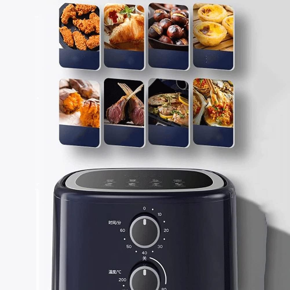 5L Air Fryer,Compact Space Saving Electric Hot Air Fryer Oil-Less, LED Touch Screen Electric Hot Air Fryer Oven with 8 Presets, Nonstick Basket & Auto Shutoff vision