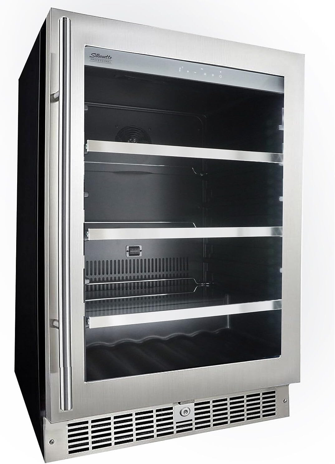Danby 24-inch Silhouette Saxony Single Zone Beverage Center, Stainless Steel (SPRBC056D1SS)