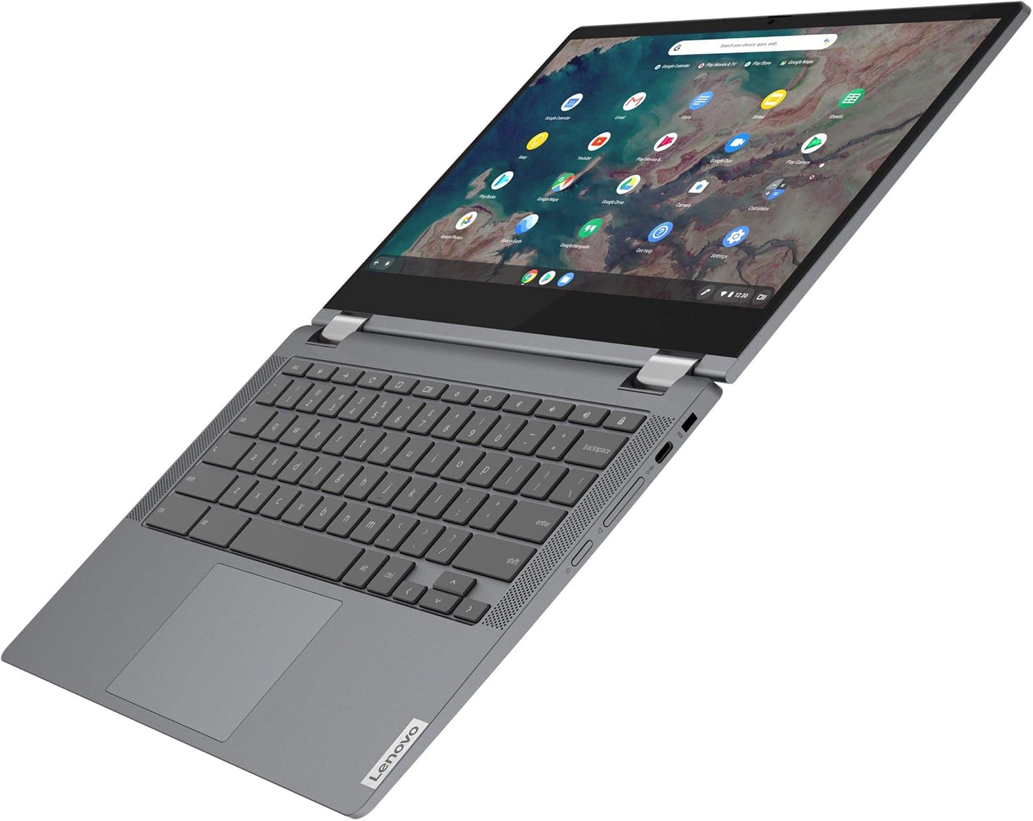 Lenovo - 2022 - Flex 5 - Chromebook 2-in-1 Laptop - Intel Celeron N5205U - 13.3" FHD Touch Display - 4GB RAM - 64GB Memory - Intel UHD Graphics - Chrome OS (Renewed)