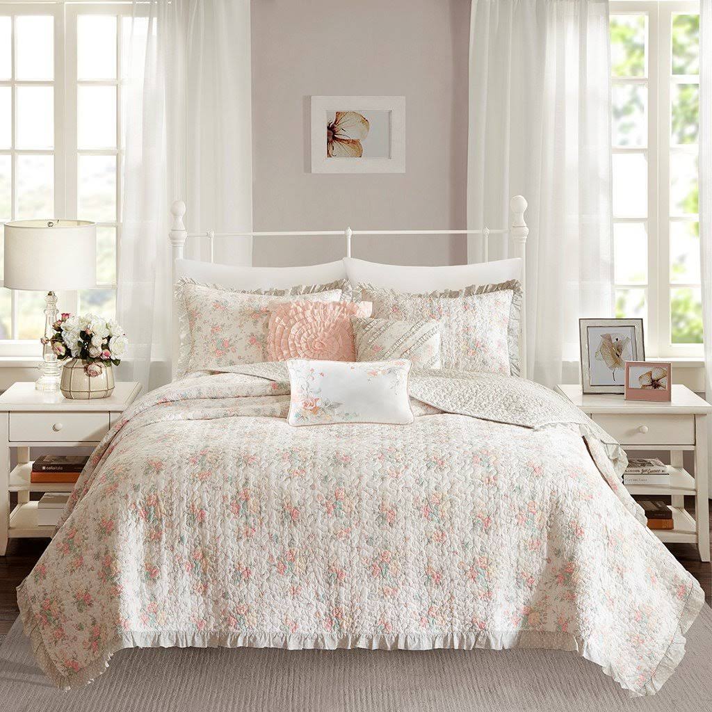 Madison Park Serendipity 6 Piece Cotton Percale Reversible Daybed Cover Set