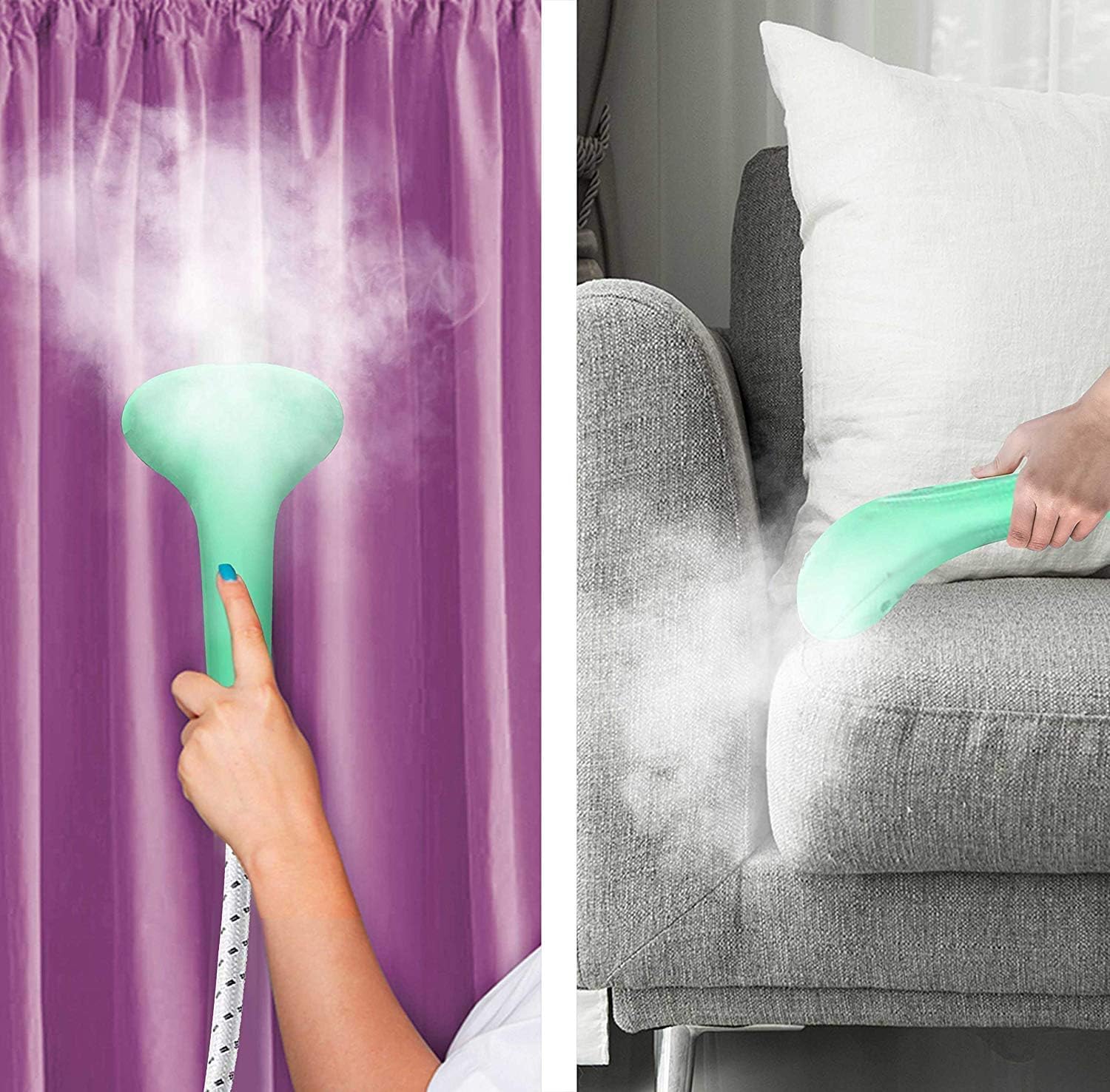 PurSteam World's Best Steamers Garment Steamer Professional Heavy Duty Industry Leading 2.5 Liter (85 fl.oz.) Water Tank, 60+min of Continuous Steam with 4 Level Steam Adjustment