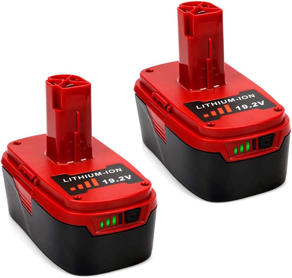 5.0Ah C3 19.2V Battery for Craftsman 19.2-Volt DieHard 130279005 Battery XCP 1323903 130211004 11045 315.115410 315.11485,2Pack Pack of 2
