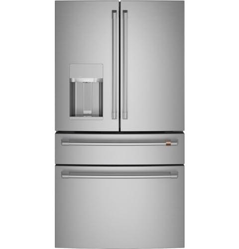 Cafe CVE28DN 36 Inch Wide 27.8 Cu. Ft. Energy Star Rated French Door Refrigerator with Convertible Drawer -