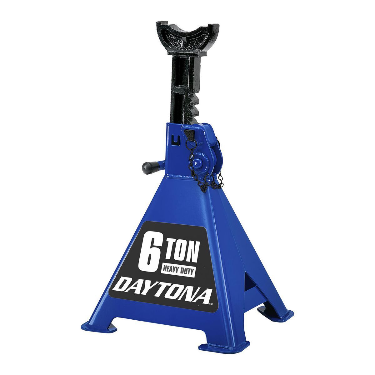 DAYTONA 6 Ton Heavy Duty Ratcheting Jack Stands, Slate Gray
