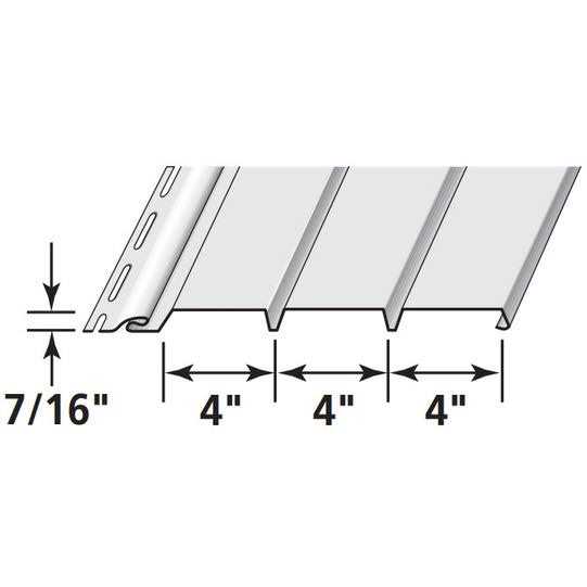 CertainTeed Triple Vinyl Soffit - Shop Hardware Tools Online Store