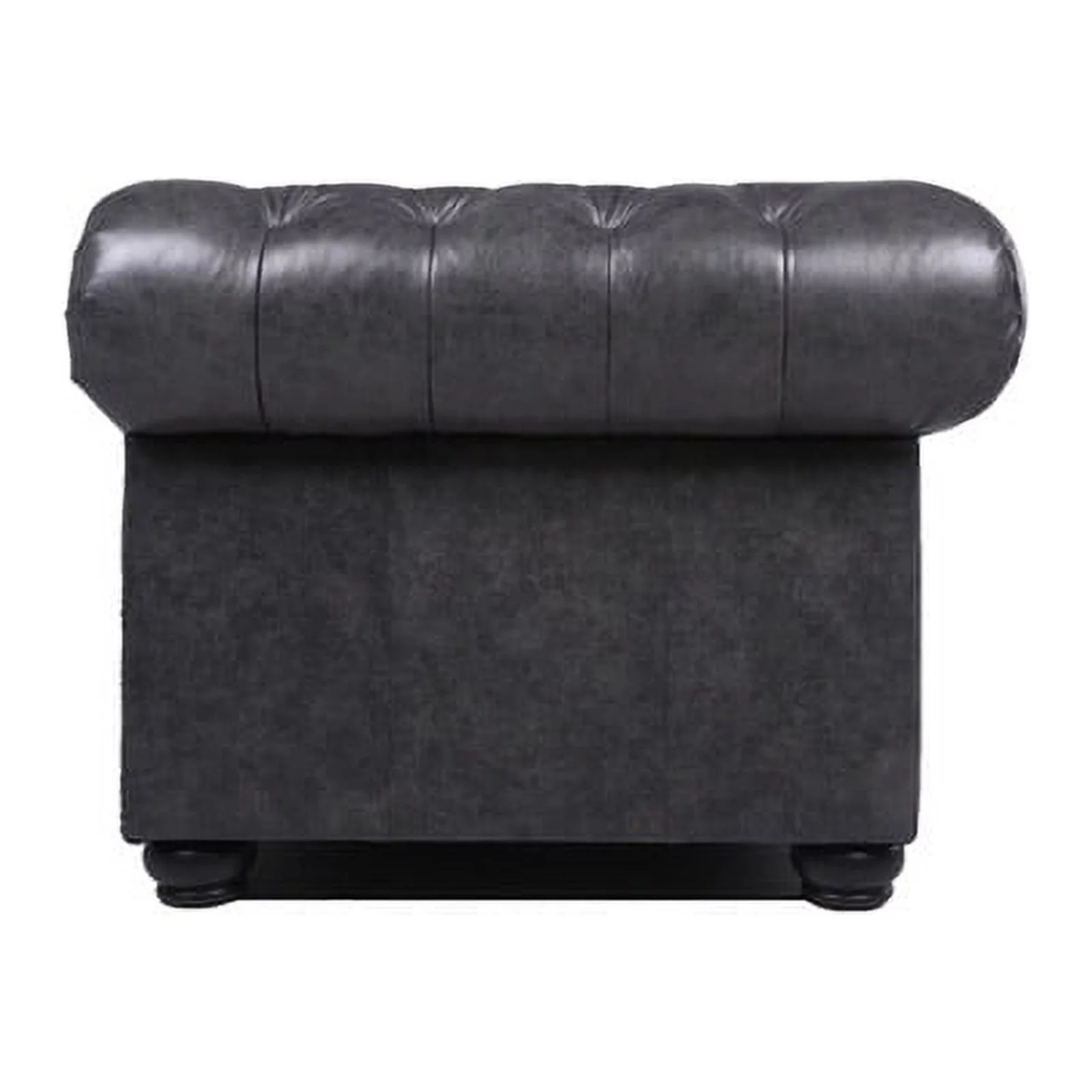 Brookfield Leather Chesterfield Sofa In Grey