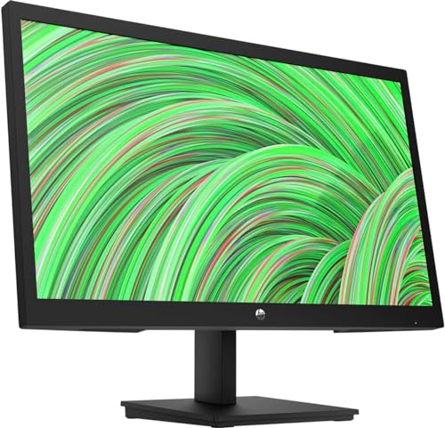 HP V22v G5 FreeSync Monitor 65P56AA#ABA Bundle with Docztorm Dock, FHD VA (1920x1080) 75Hz Display, 1 HDMI 1.4, 1 VGA, VESA Mount (100x100 mm), Ideal for Home & Business, Black (2024 Latest Model)