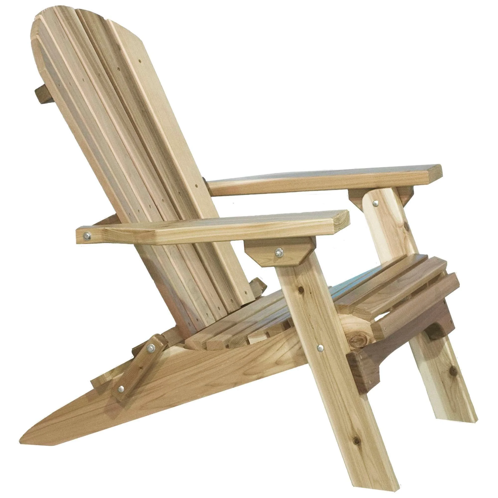 Western Red Cedar Adirondack Chair, Ready to Finish