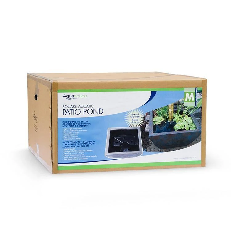 Aquascape Aquatic Patio Pond - Textured Gray Slate - 27x22