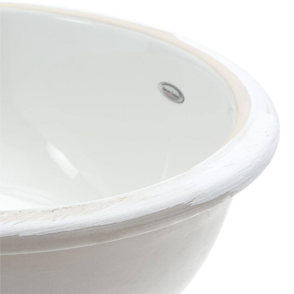 American Standard 0495.221.020 Ovalyn Undermount Bathroom Sink - White