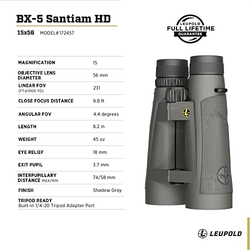 Leupold BX-5 Santiam HD Binocular