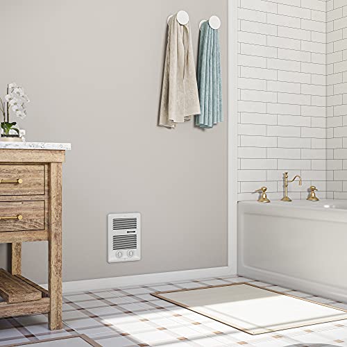 Cadet Com-Pak Bath Electric Wall Heater Complete Unit with Thermostat and Timer