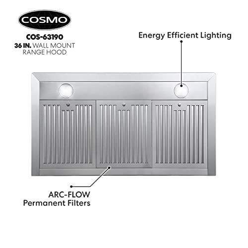 COSMO Wall Mount Range Hood