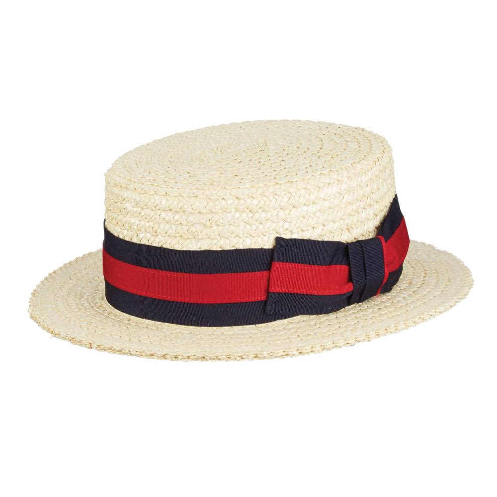 Scala Classico Straw Boater Hat Men&s Size: M