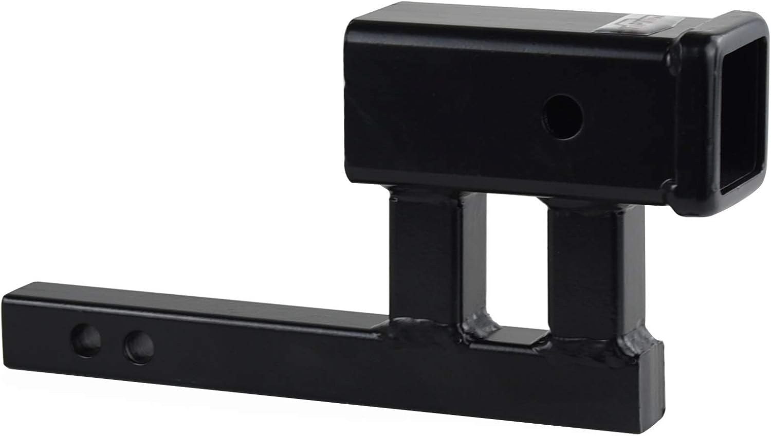 TOPTOW Trailer Hitch Extender Adapter, 2" Receiver, 4-1/4 inch Rise/Drop, 1-1/4 inch Solid Shank, 8-5/8" Extension Pack of 2
