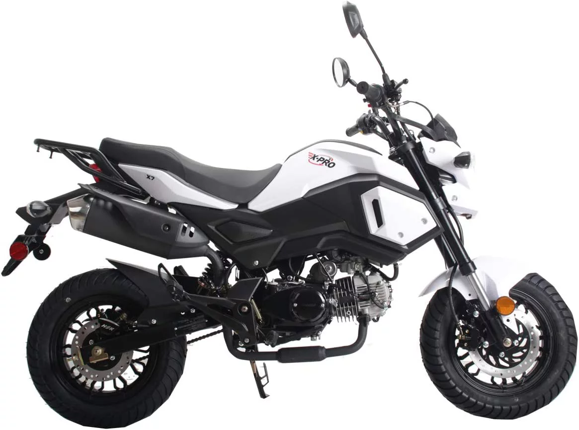 X-Pro Brand New Vader 125cc Motorcycle, Manual Transmission Electric Start Assembled in Create - Curated Treasures Market
