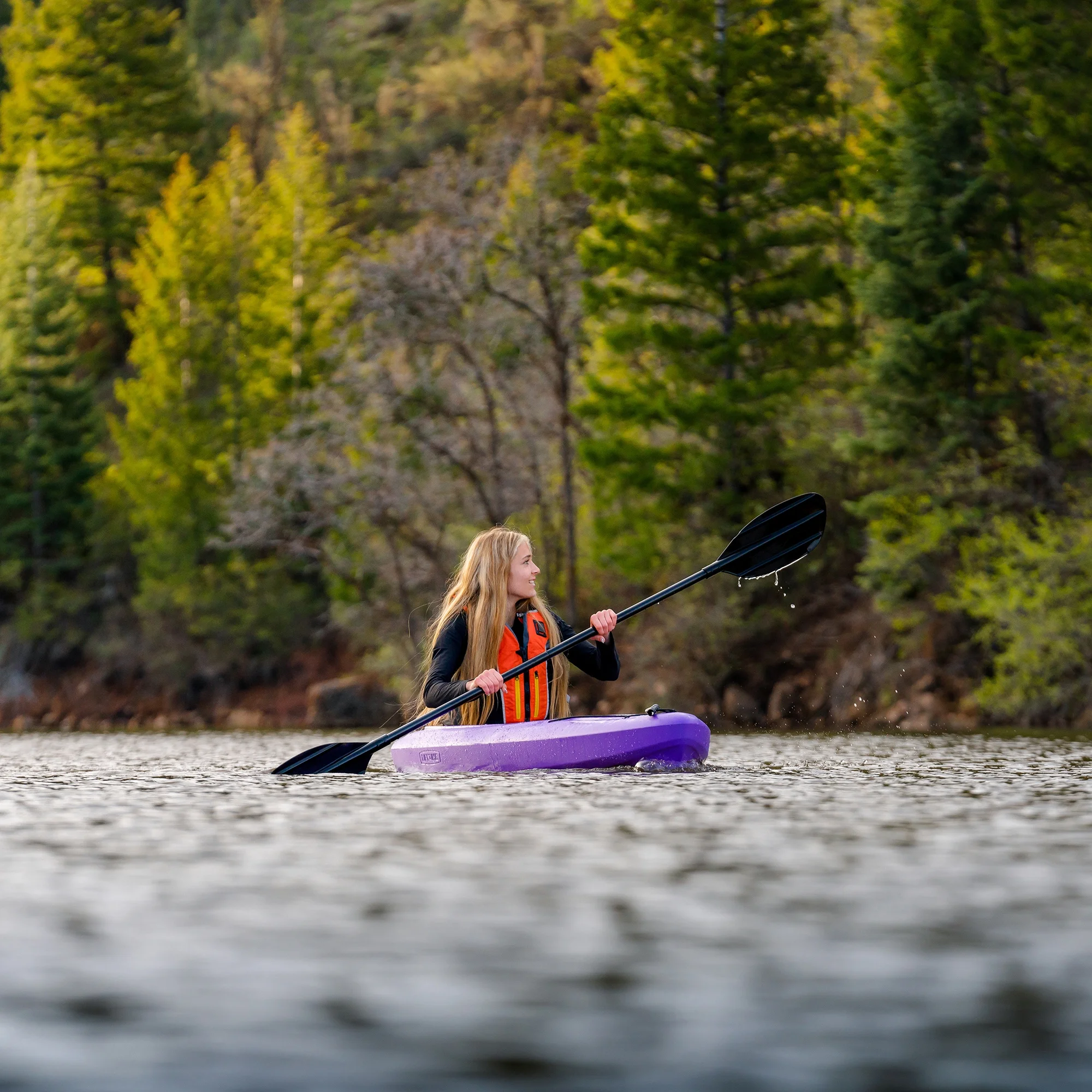 Lifetime Pacer 8 ft Sit-Inside Kayak, Lavender (91119)