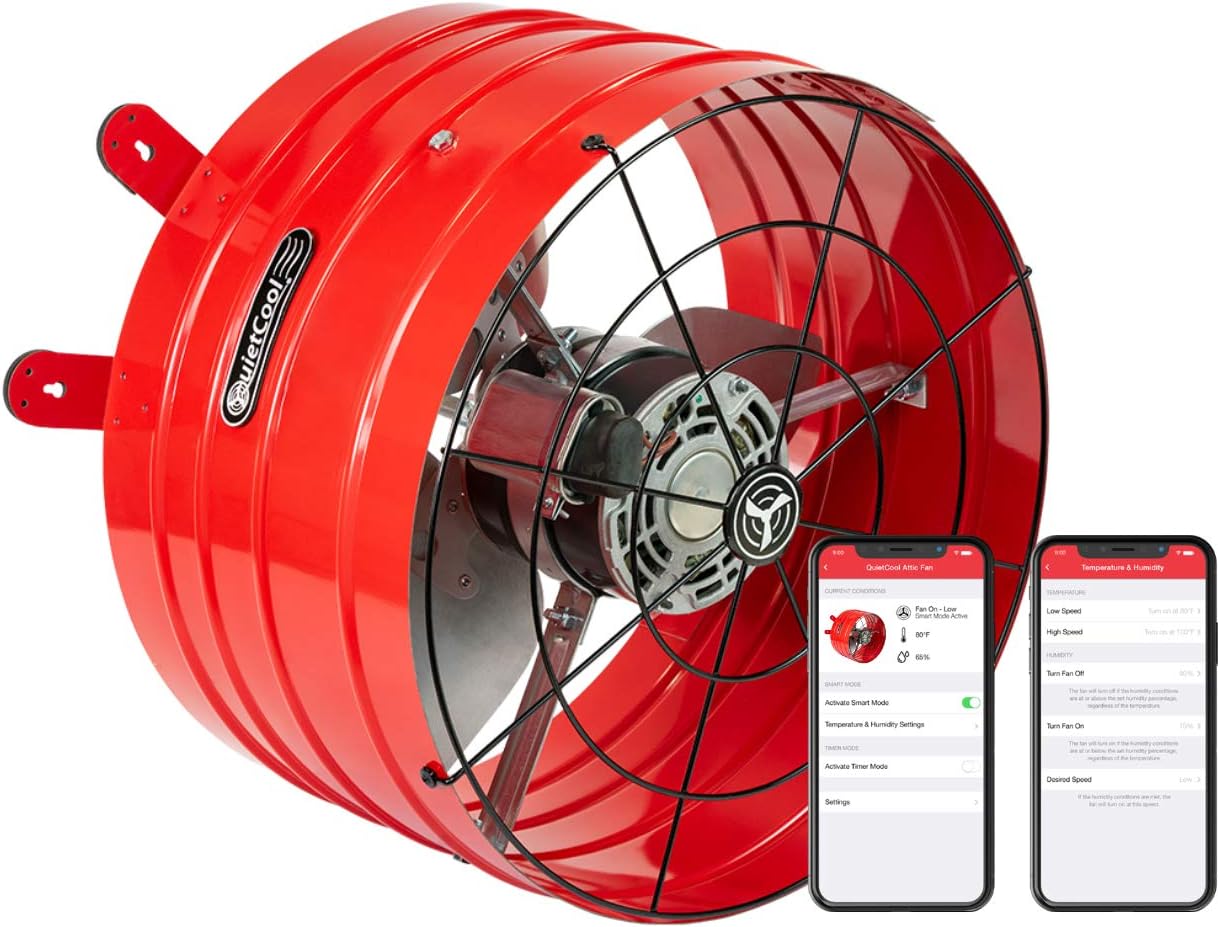 QuietCool Smart Attic Gable Fan (AFG SMT PRO-3.0)
