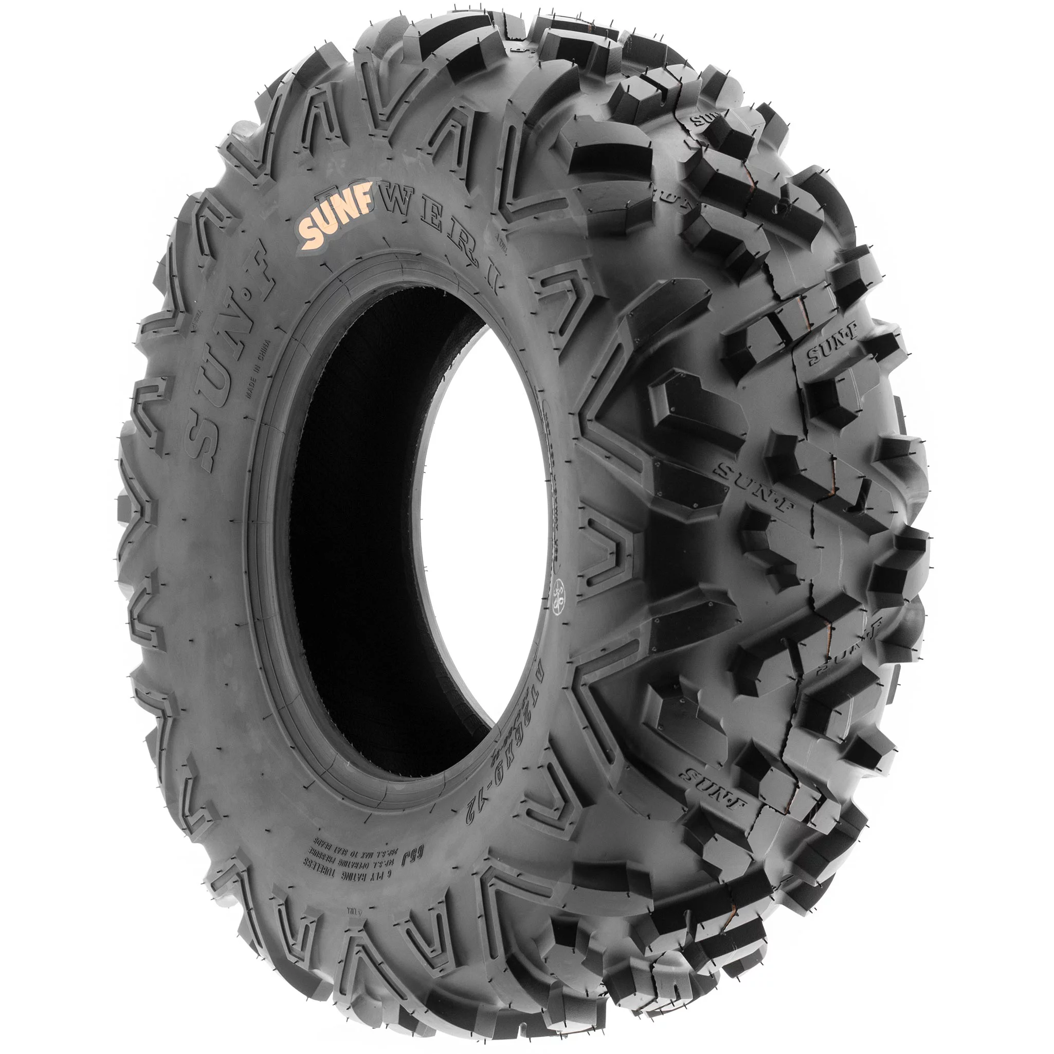 SunF All Terrain ATV UTV Tires 26x9-12 26x9x12 6 PR A051 (Single)
