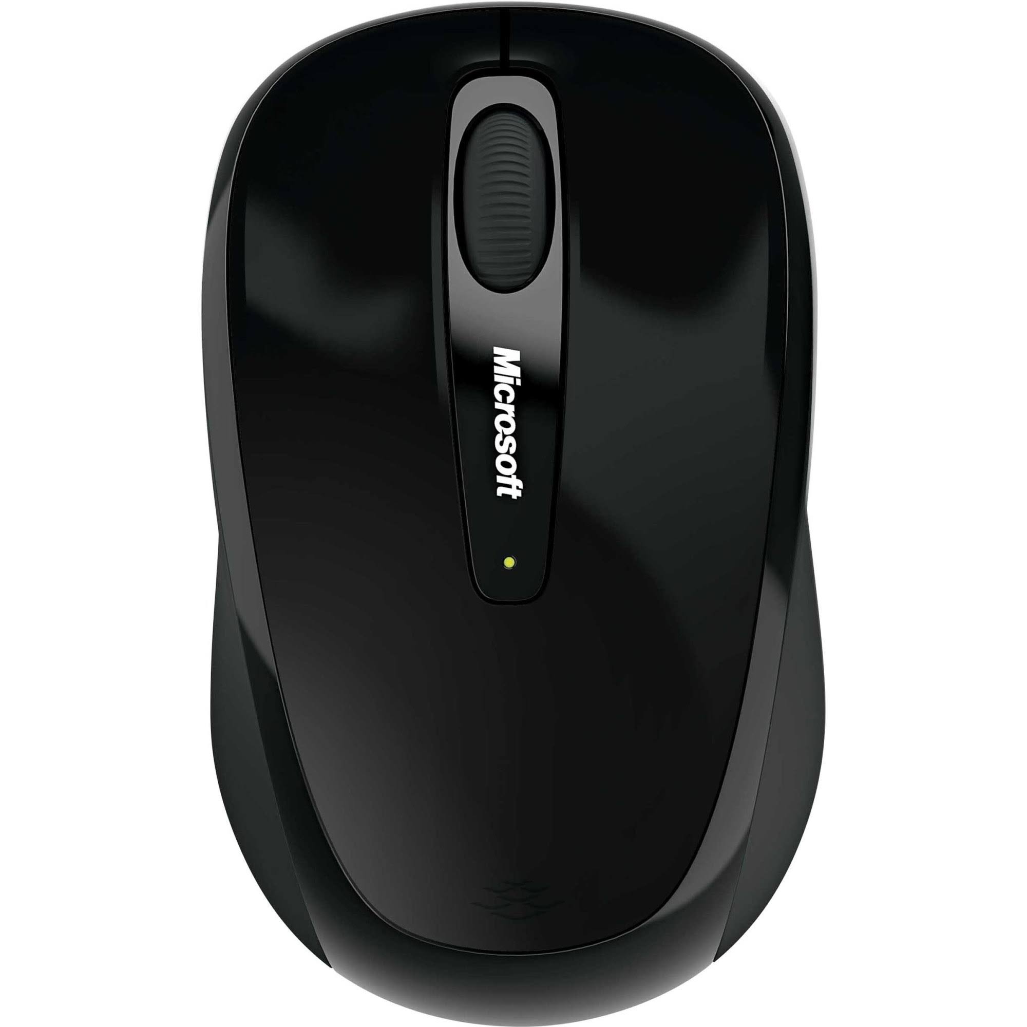 Microsoft 3500 Wireless Mobile Mouse, Black - Megean