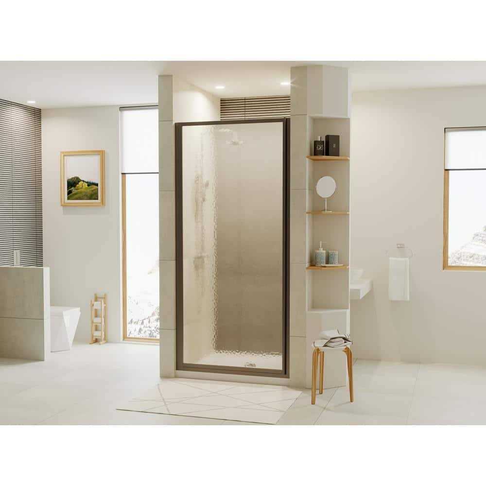 Coastal Shower Doors L29.66O-A Legend Series 28.63'' W x 64'' H Hinged Framed Shower door Size Width - Shop Hardware Tools Online Store