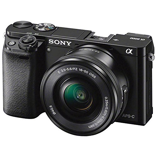 Sony Alpha a6000 Mirrorless Digital Camera with 16-50 mm Lens, 24 MP (White)