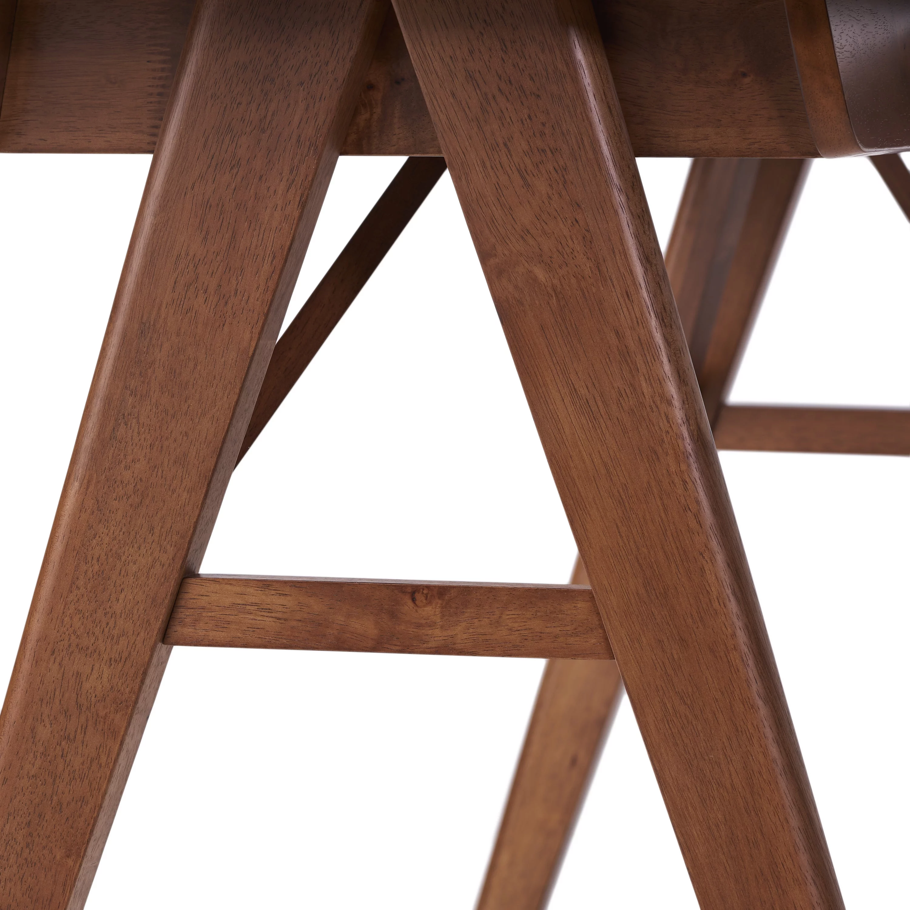 Belle Mid Century Wood Desk Walnut
