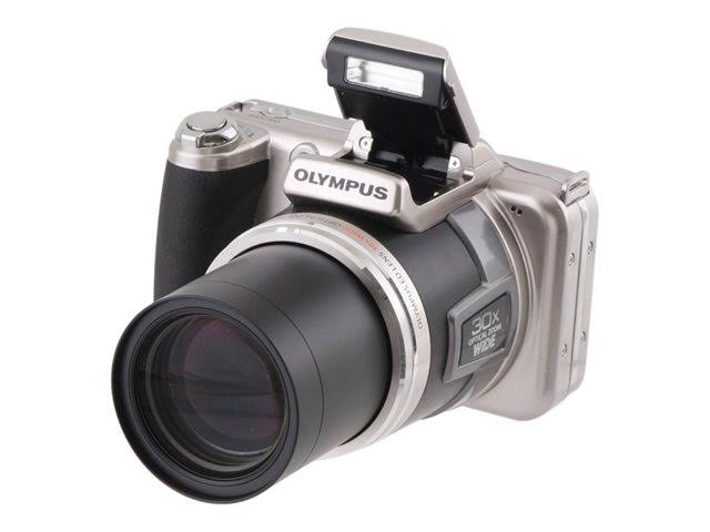 Olympus - 14.0-Megapixel Digital Camera - Titanium