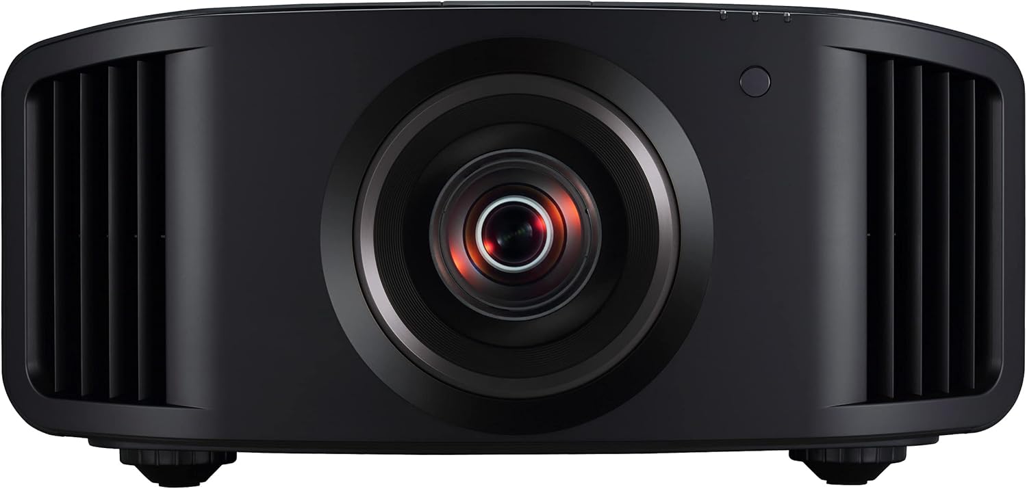JVC DLA-NZ7 D-ILA Laser Home Theater Projector, 2200 Lumen, Native 4K with 8K e-Shift Technology, Frame Adapt HDR, 2-HDMI Inputs, Supports 8K-60P/4K-120P, Ideal for Gaming, HDR10+