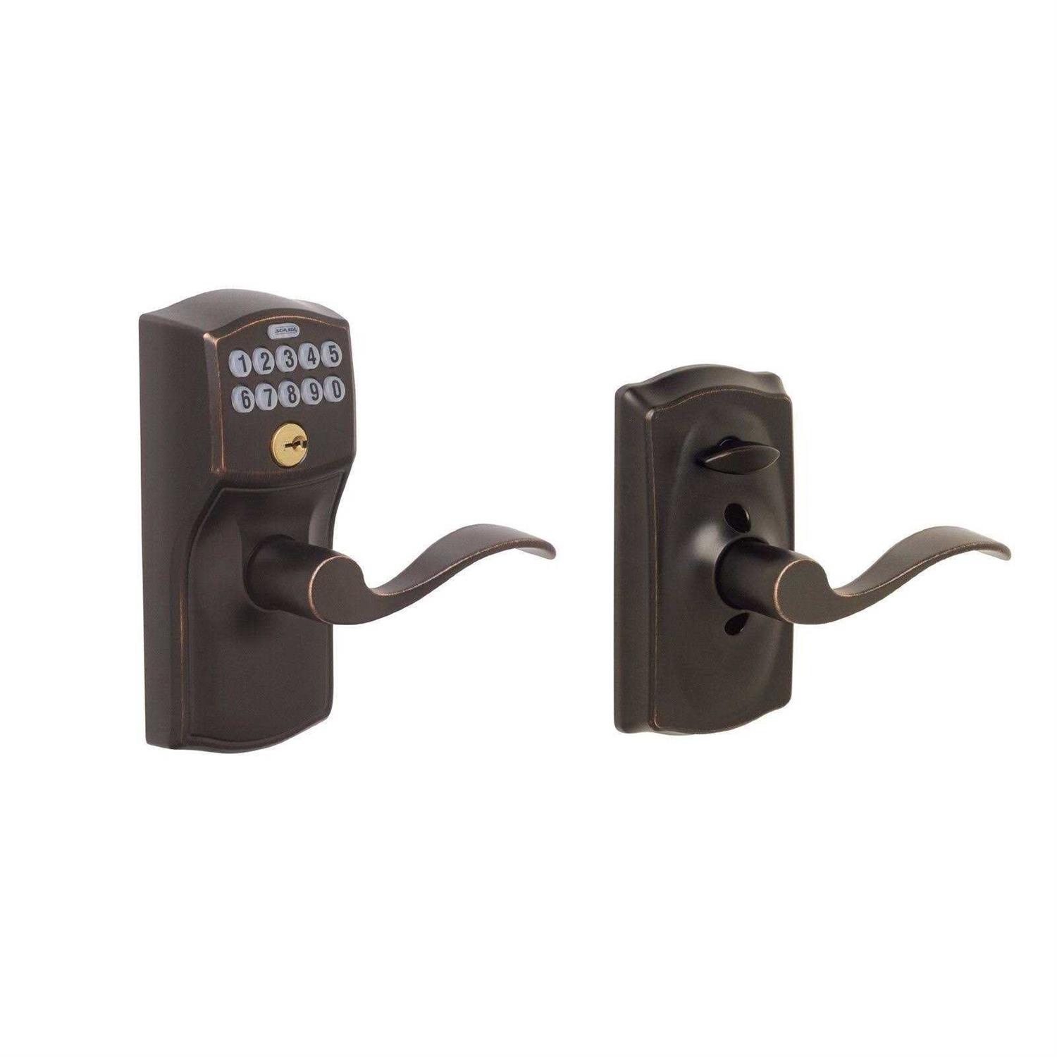 Schlage Camelot Accent Keypad Entry with Flex Lock - Shop Hardware Tools Online Store