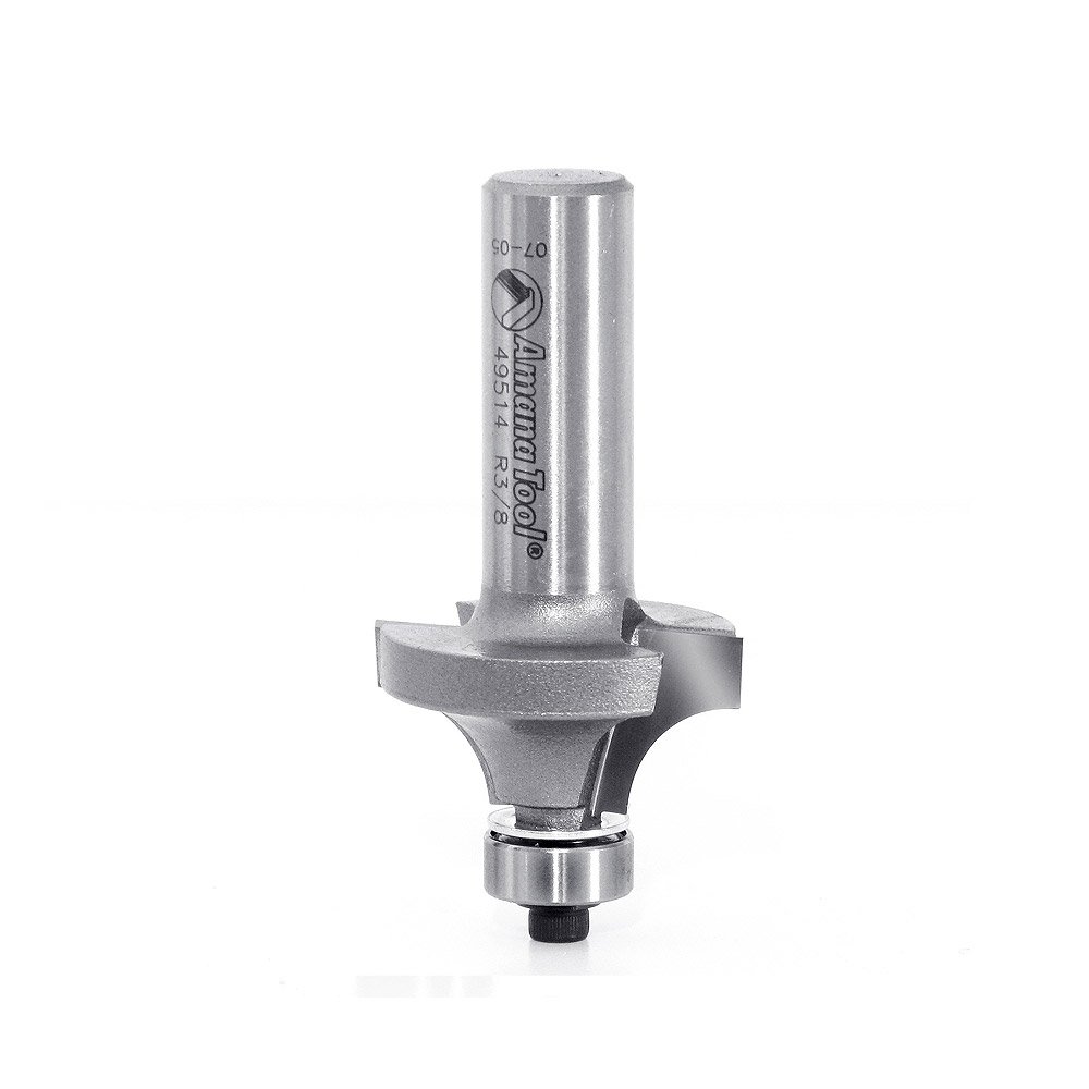 Amana Tool - 49545 Carbide Tipped 4 Flute Corner Rounding/Beading 1/2 Radius x 1-5/8 Dia x Pack of 2