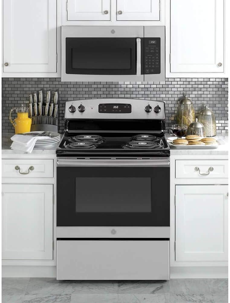 GE JVM3160RFSS 30" Over-the-Range Microwave Oven in Stainless Steel