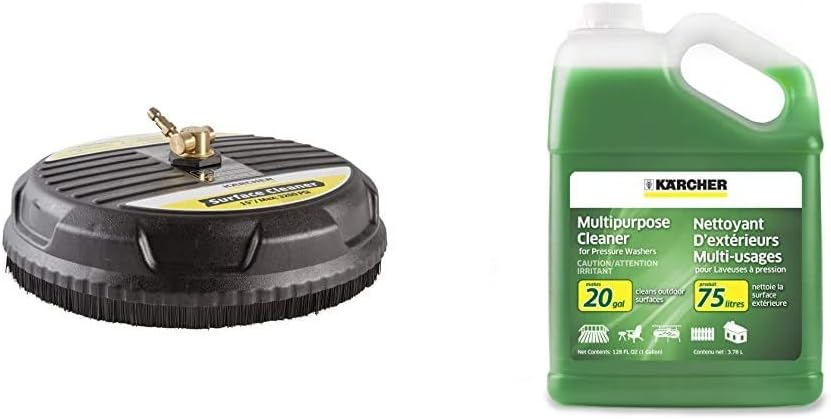 Karcher Universal 15" Pressure Washer Surface Cleaner Attachment, Power Washer Accessory - 1/4" Quick-Connect, 3200 PSI Pack of 2