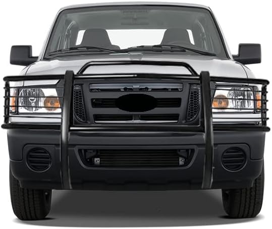 BLACK HORSE 17FR20MA Black Grille Guard Compatible with 2001-2012 Ford Ranger