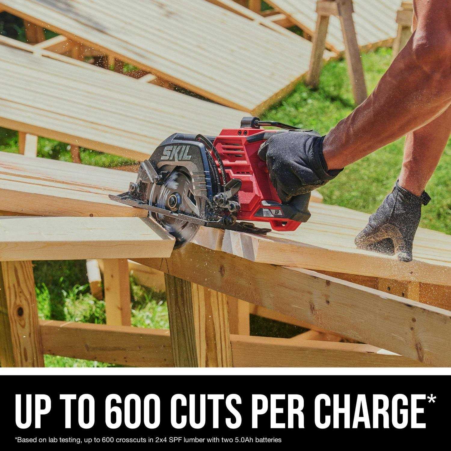 SKIL PWR CORE 20 XP Brushless 7-1/4 Rear Handle Circular Saw Kit CR5429B-20 - Shop Hardware Tools Online Store
