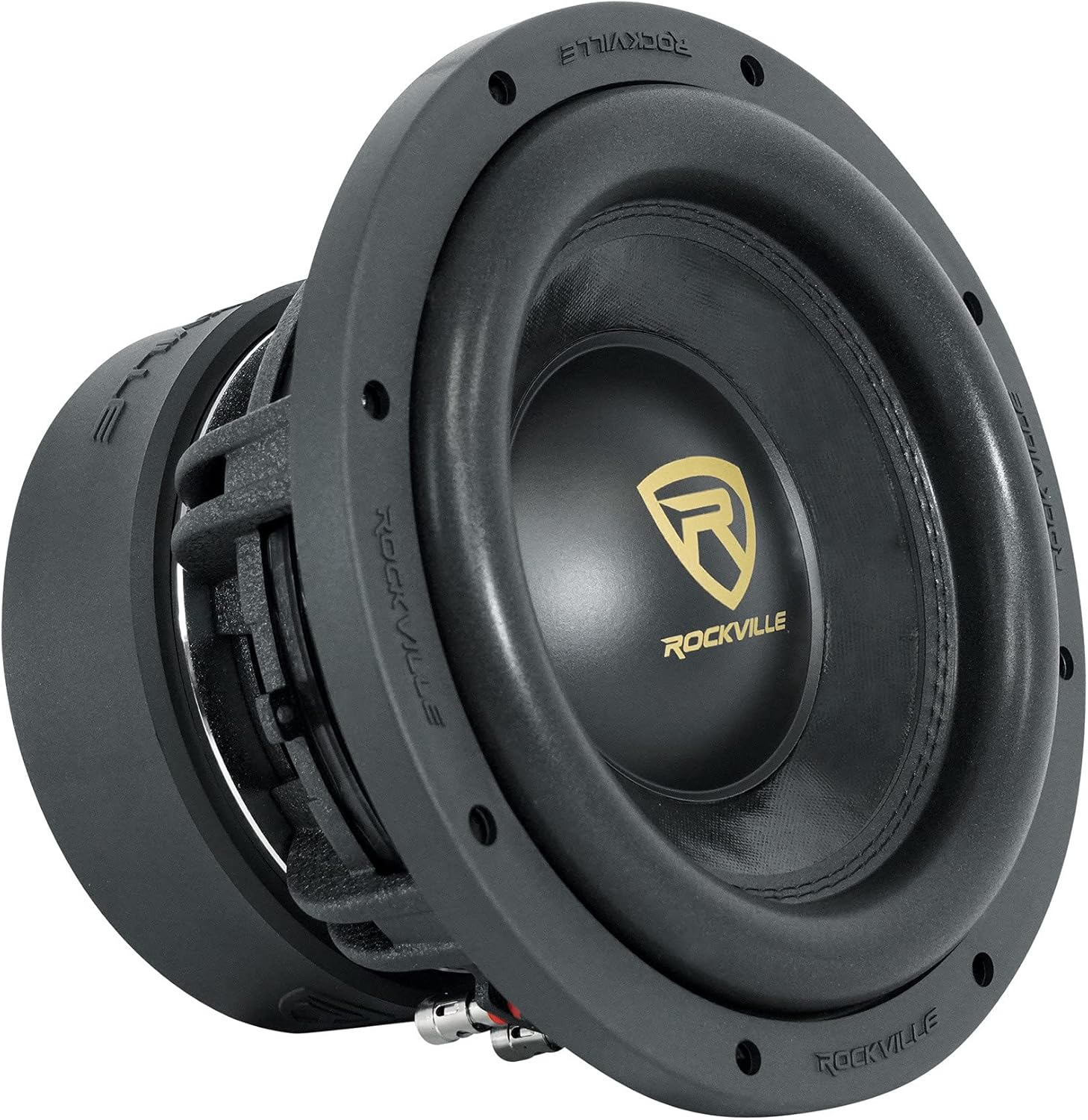 (2) Rockville W10K9D2 10" 6400w Subwoofers+Sealed Sub Box+Mono Amplifier+Amp Kit