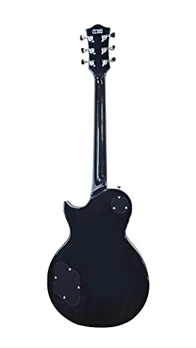 IYV 6 String Solid-Body Electric Guitar, Right, Black (ILS-340 BK)