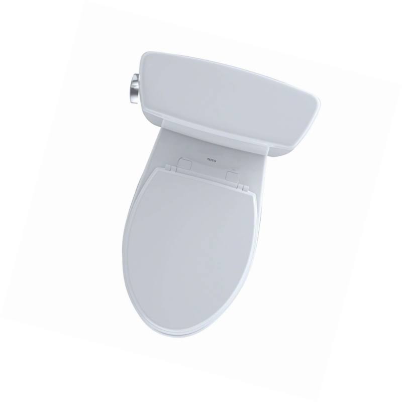 Toto Eco Drake Two Piece Elongated Toilet CST744E#01 Cotton