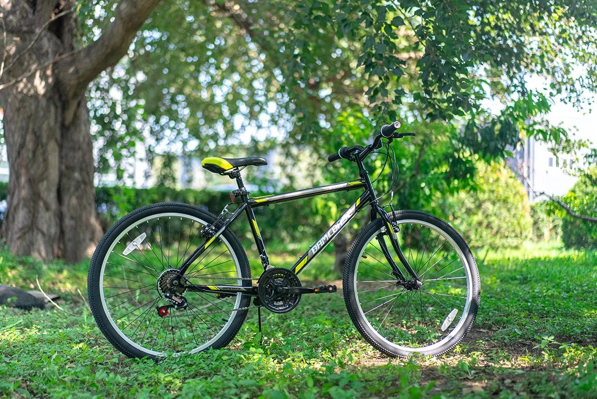 Hiland 24 26 inch Mountain Bike for Men Women, 21 Speeds MTB Bicycle for Adult Youth