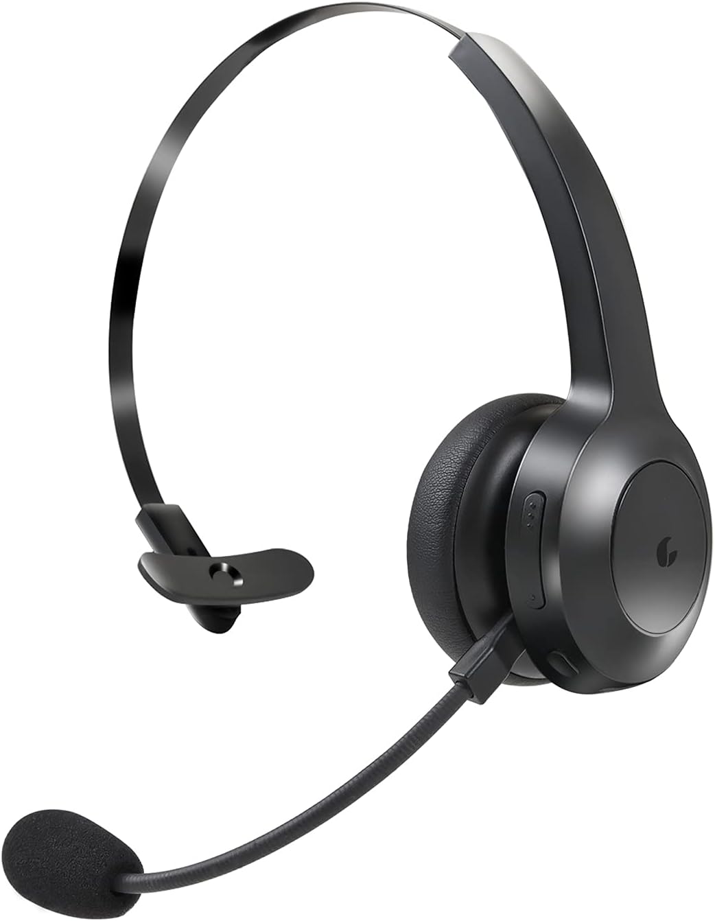 Bluetooth Headset, ELEVOC Wireless Headset with Microphone, Noise Canceling Telephone Headset, Up to 30 Hrs Talk Time, Trucker Car Driver Office Headset for Cell Phone PC Skype Call Center