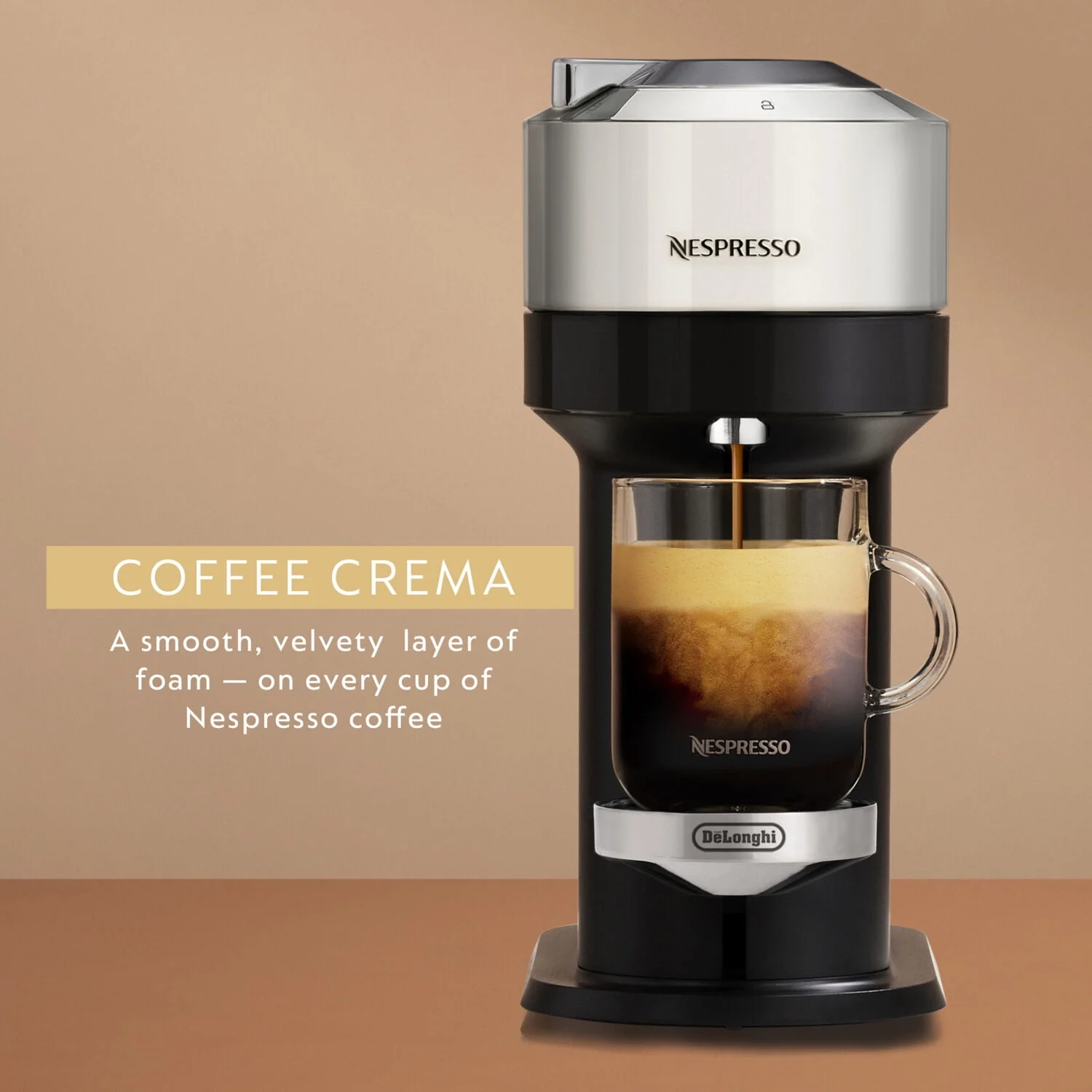 Nespresso Vertuo Next Coffee and Espresso Maker by DeLonghi, Dark Gray