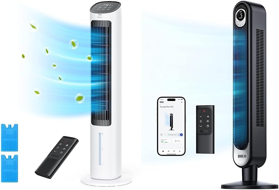 Dreo Cooling Fans and Smart Tower Fan Bundle