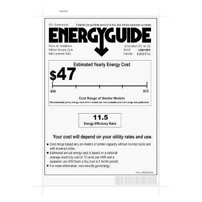 LG Lw6015er 6,000 BTU Window Air Conditioner